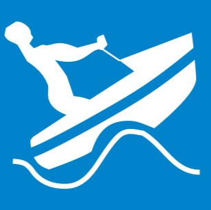 Wasserflächen im Fahrwasser, auf denen das Fahren mit Wassermotorrädern erlaubt ist.
